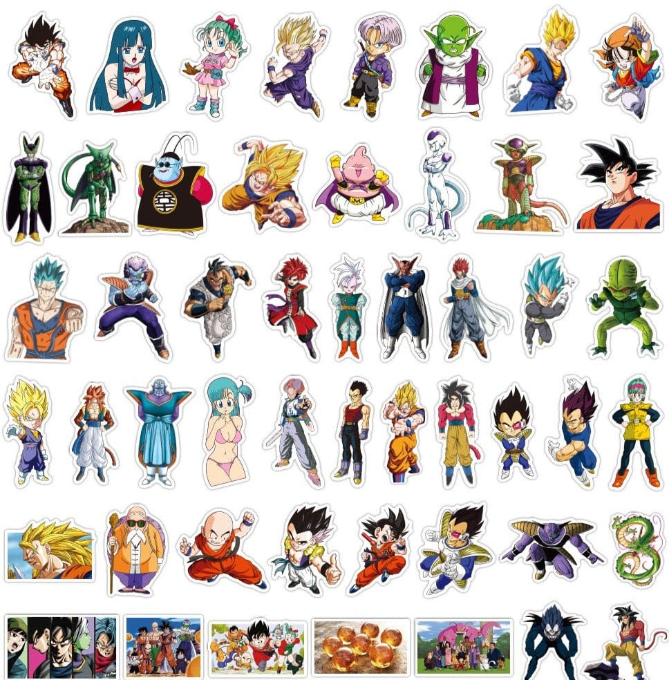Dragon Ball Stickers Pack de Stickers Tresor Otaku