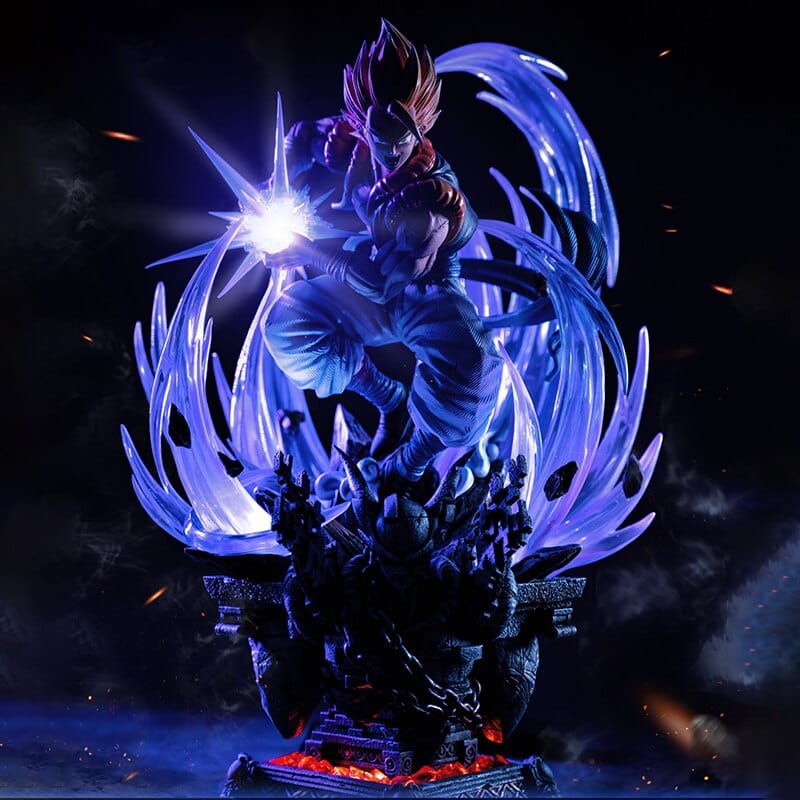 Figurine Collector en Resine Sangoku Kamehameha Tresor Otaku