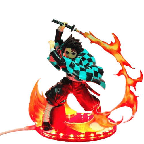 Figurine Demon Slayer Tanjiro LED Tresor Otaku