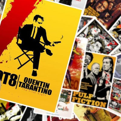 Quentin Tarantino Stickers <br> (Pack de 25) Pack de Stickers Tresor Otaku