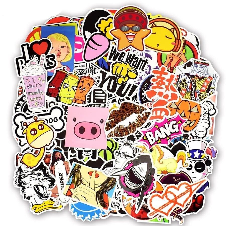 Stickers Aesthetic <br> (Pack de 700) Pack de Stickers Tresor Otaku