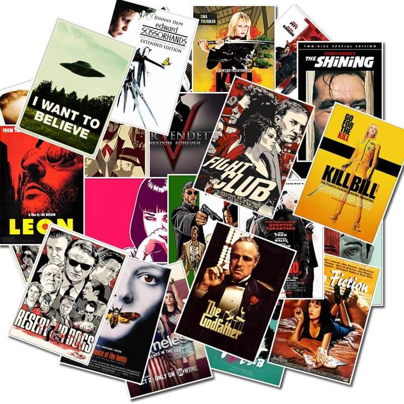 Stickers Affiche Film <br> (Pack de 25) Pack de Stickers Tresor Otaku