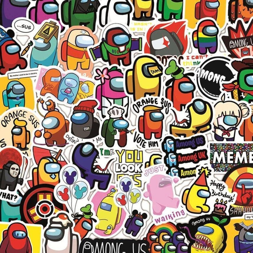 Stickers Among Us Pack de Stickers Tresor Otaku