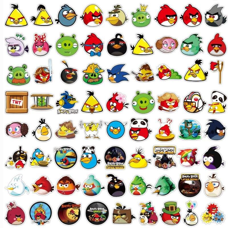 Stickers Angry Birds Pack de Stickers Tresor Otaku
