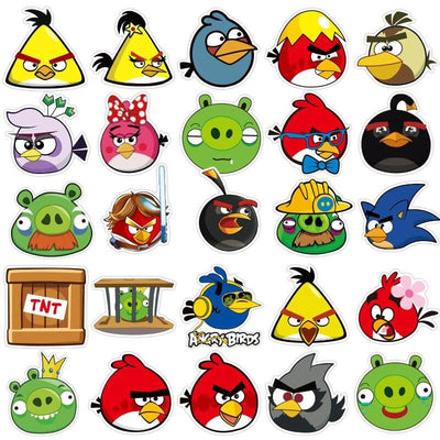 Stickers Angry Birds Pack de Stickers Tresor Otaku
