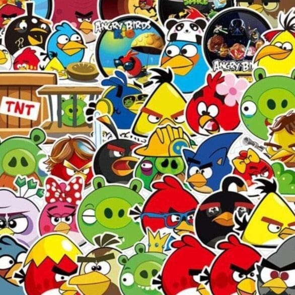 Stickers Angry Birds Pack de Stickers Tresor Otaku
