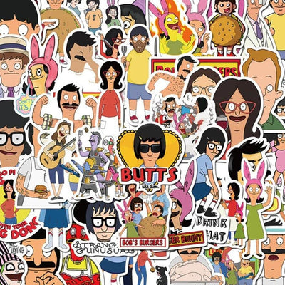 Stickers Bob's Burger Pack de Stickers Tresor Otaku