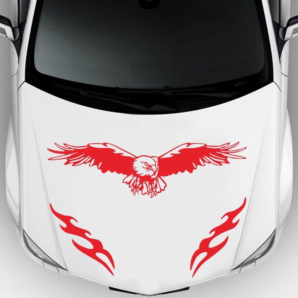 Stickers Capot Voiture<br>Aigle Royal Tresor Otaku