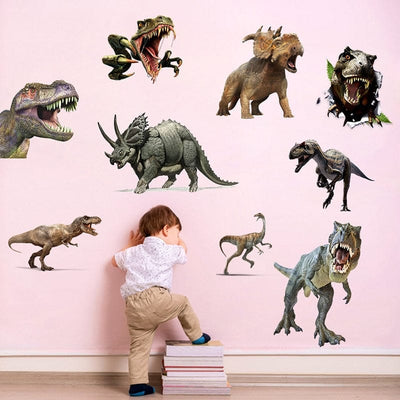 Stickers Chambre Garçon Dinosaures Géants Tresor Otaku