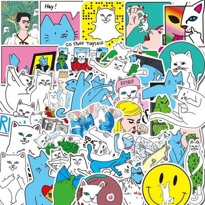 Stickers Chats Meme Pack de Stickers Tresor Otaku