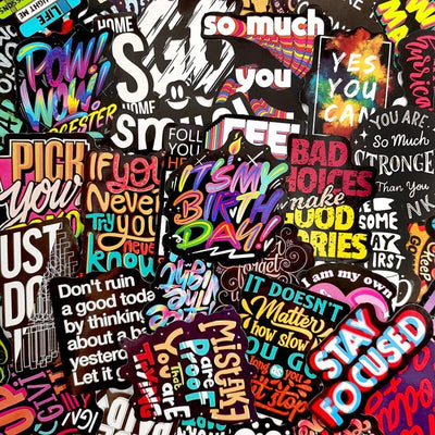 Stickers Citations Positives Pack de Stickers Tresor Otaku