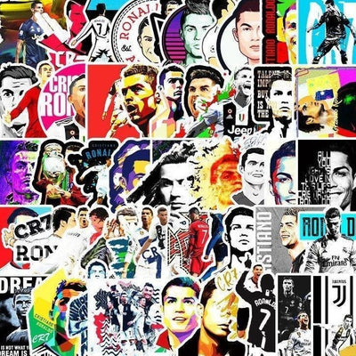 Stickers Cristiano Ronaldo Pack de Stickers Tresor Otaku