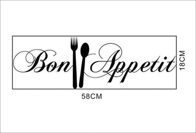 Stickers Cuisine Bon Appétit 4 Tresor Otaku