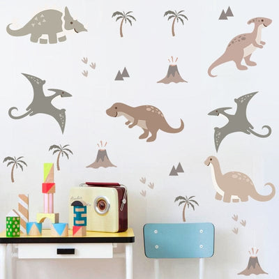Stickers Dinosaure Chambre Garçon Tresor Otaku