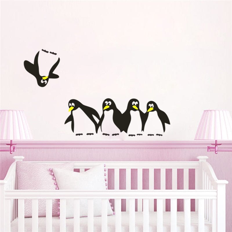 Stickers Frigo Pingouin Tresor Otaku