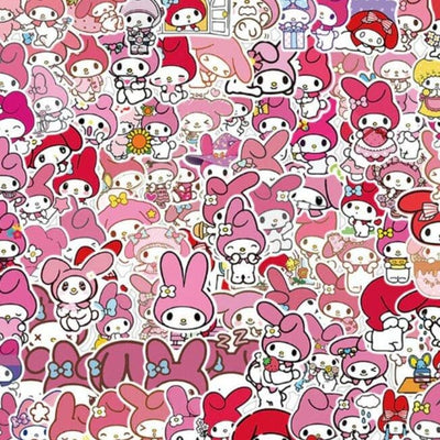 Stickers Kawaii Lapinou Pack de Stickers Tresor Otaku