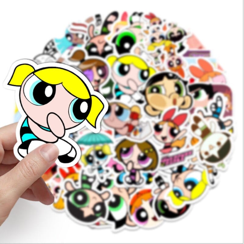 Stickers Les Super Nanas Pack de Stickers Tresor Otaku