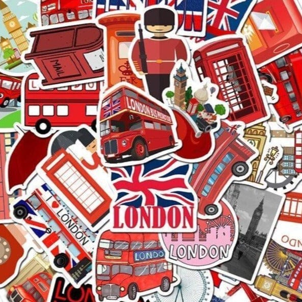 Stickers London Pack de Stickers Tresor Otaku