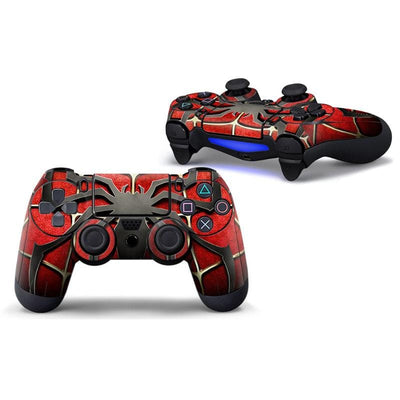 Stickers Manette PS4 Spiderman Rouge Tresor Otaku