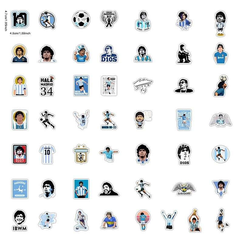 Stickers Maradona Pack de Stickers Tresor Otaku