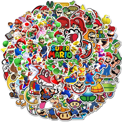 Stickers Mario Bros Pack de Stickers Tresor Otaku