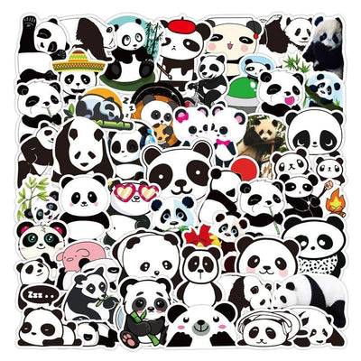 Stickers Panda Pack de Stickers Tresor Otaku