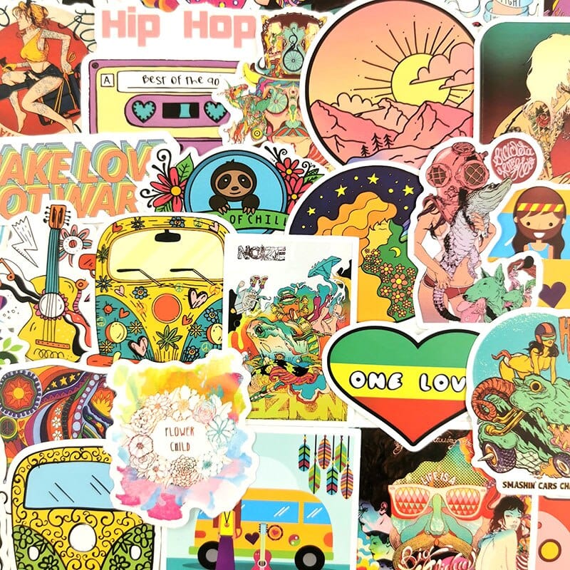 Stickers Pour Van Pack de Stickers Tresor Otaku