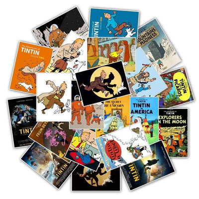 Stickers Tintin <br> (Pack de 25) Pack de Stickers Tresor Otaku