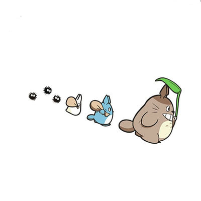 Stickers Voiture Totoro Tresor Otaku